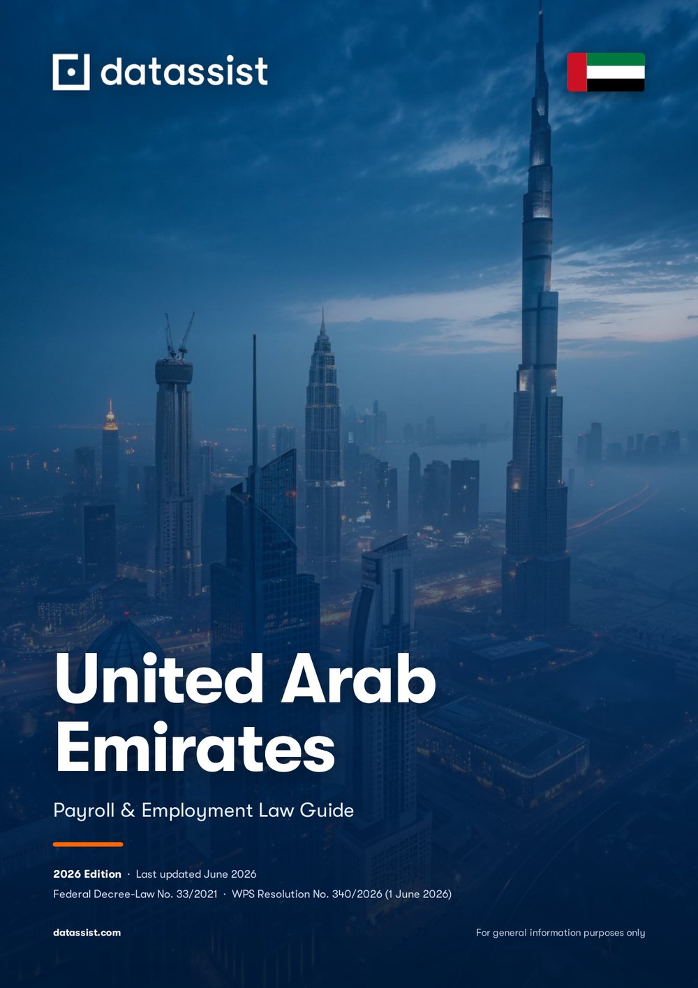 United Arab Emirates Payroll and Employment Guide 2026 cover