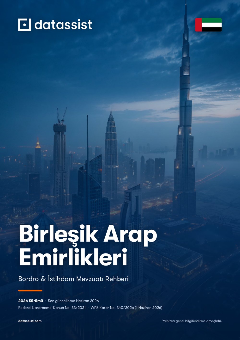 Birleşik Arap Emirlikleri Bordro ve İstihdam Rehberi 2026 kapağı