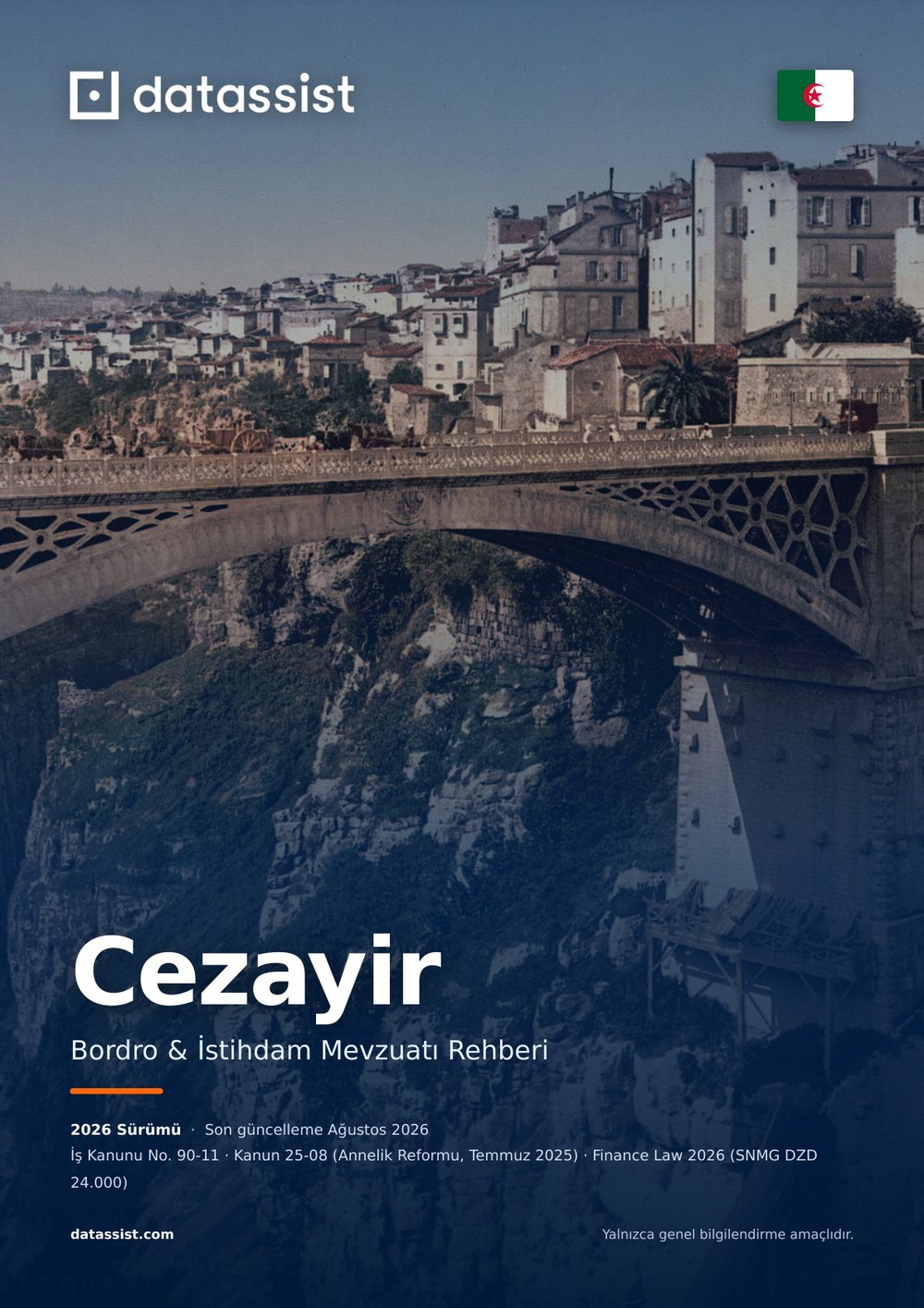 Cezayir Bordro ve İstihdam Rehberi 2026 kapağı