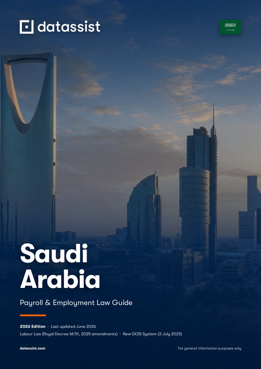 Saudi Arabia Payroll and Employment Guide 2026 cover